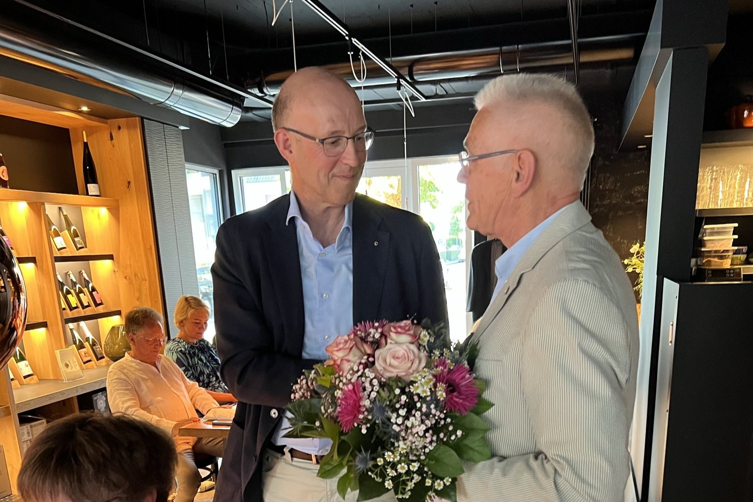 Übergabe der Insignien