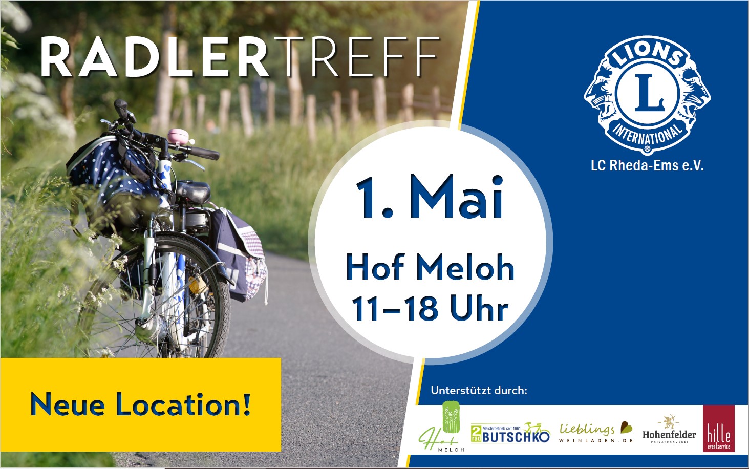 Plakat Lions Radlerteff