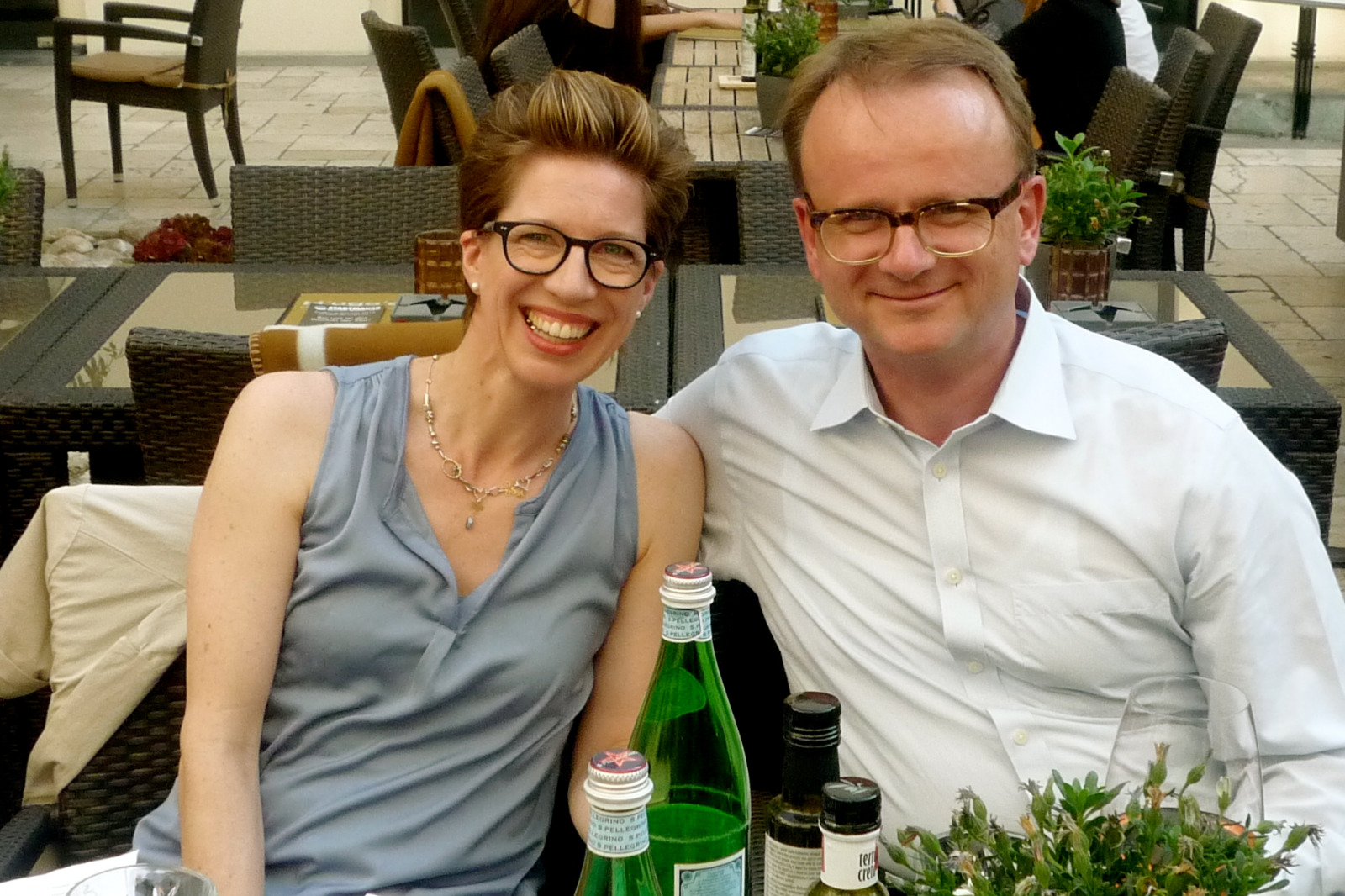 Johannes und Theres 2016 auf der Jahresfahrt nach Hannover