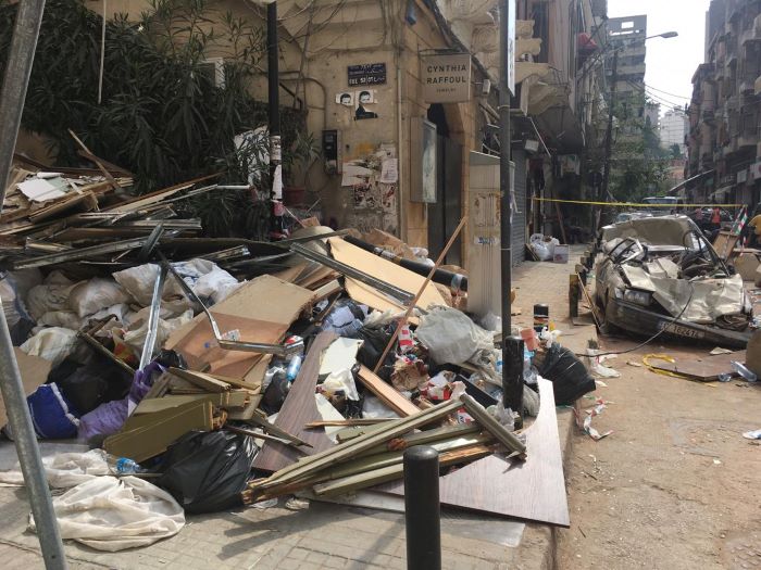 Situation in Beirut nach der Explosion